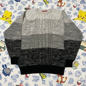 Vintage 90s Chartwell Grey Tall Acrylic Sweater